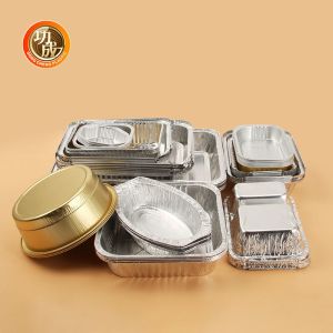 China OEM Customize Packing Boxes with Foil Lid Disposable Aluminum Pans wholesale