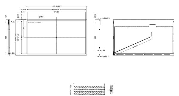 Quality Reshine Dustproof IPS TFT LCD Display For LASER 3D Printer TFT Active Matrix for sale