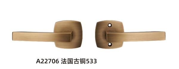Quality Luxury Interior American Door Handles 63.5mm 147.5mm For Bathroom for sale