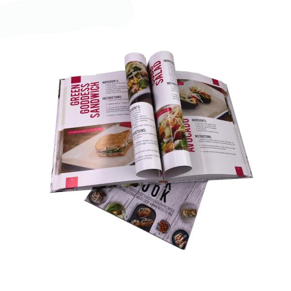 Spiral Bound Custom Cookbook Printing , Hardcover Art Book Printing