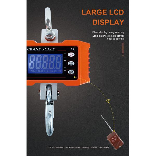 500kg Crane Scale LED/LCD Display OEM Customizable Remote Control Industrial Hanging Scale Electronic Digital Accuracy 50g