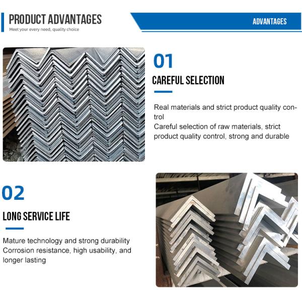 Factory Direct Sales Q235b Angle Steel Hot-dip Galvanized Equilateral Hot-rolled Shelf Galvanized Angle Iron
