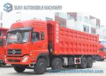 China 40 Ton 50 Ton 60 Ton Dongfeng Heavy Duty Dump Truck 8*4 Rubbish Collection Truck 4 Axles 340 Hp wholesale