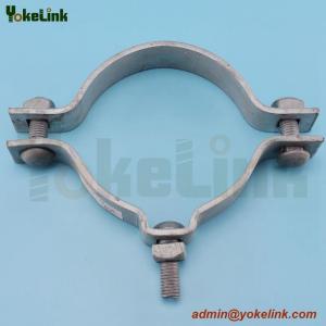 China high quality galvanized electric pole clamp/pole band for overhead line fittings wholesale