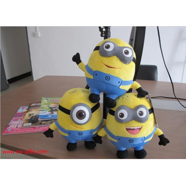 3pcs/set 3D Minions Jorge Plush Toy Stuffed Plush Birthday Gift for Child Christmas Gift