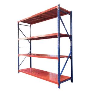 China Adjustable Storage Shelf Rack Medium Duty Steel Warehouse Shelves wholesale