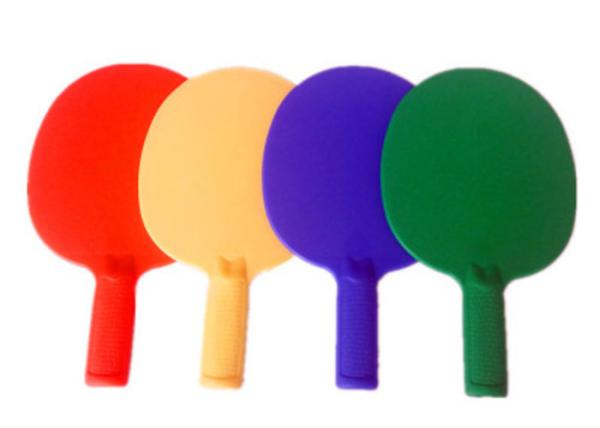 Quality Green Outdoor Table Tennis Racket Plastic Weather Shock Resistant For Children Practice Training for sale