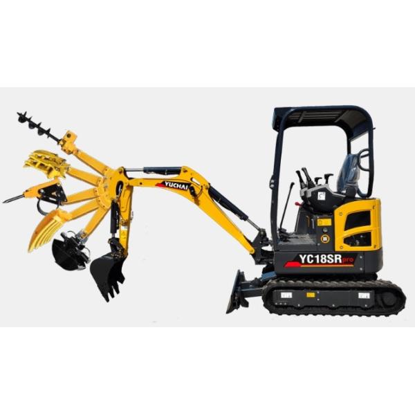 YC60 Mini Excavators Wheel Crawler Excavator For Construction Projects
