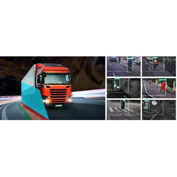 7 Inch Ai Active Blind Spot Car Detection TFT Car Monitor Camera BSD System For Vehicles