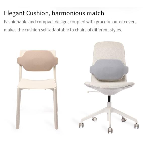 Anti Skid Rectangle Memory Foam Lumbar Cushion For Back Pain Relief