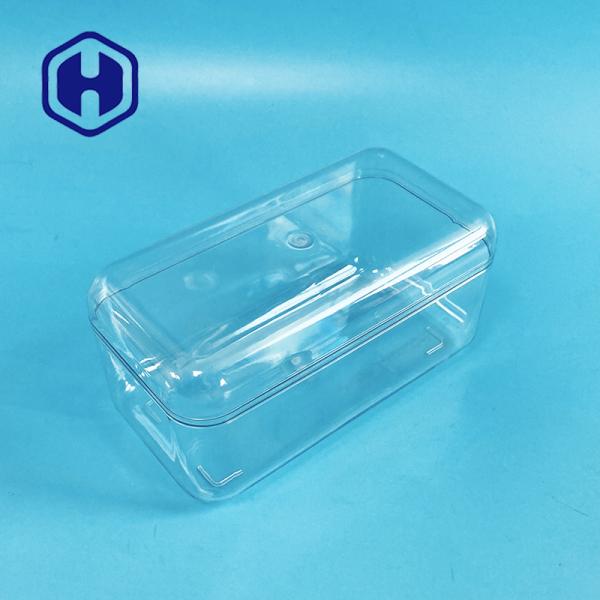Cake Pastries Disposable Square PET Plastic Food Box Transparent Packing