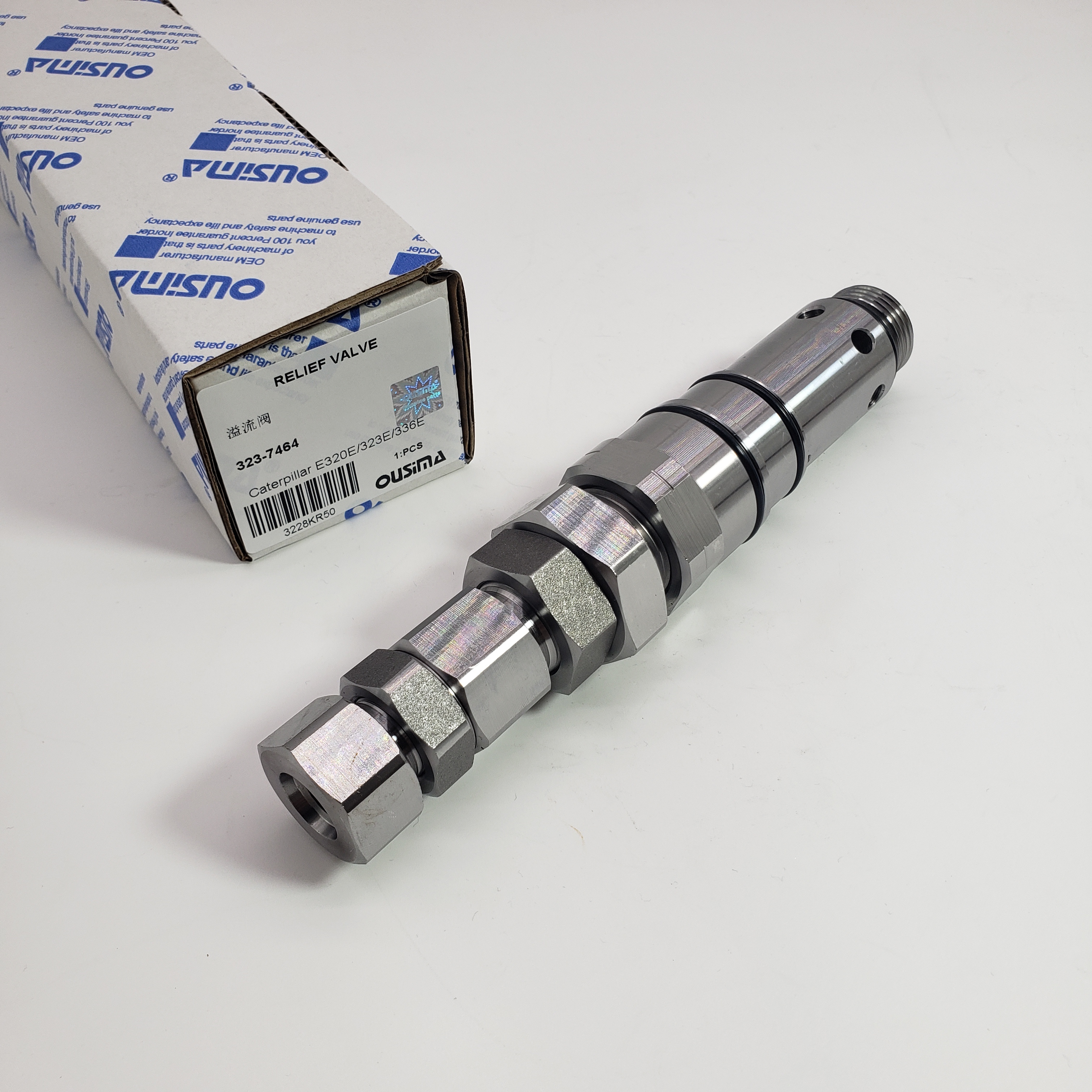 CAT E320E 323E 336E Excavator Relief Valve 323-7464