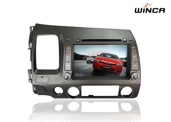 Quality 2 din touch screen car dvd player for honda civic(lhd) with DSP audi,front DVR camera,TV for sale