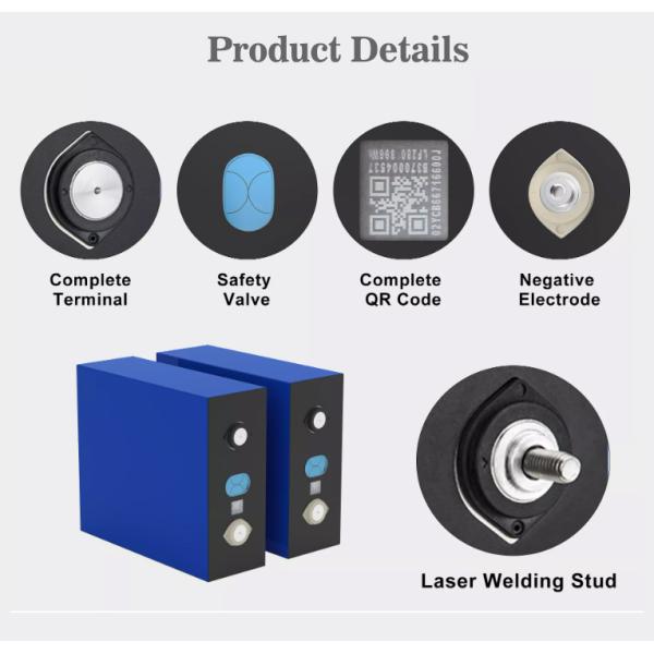 High Density Lithium Iron Phosphate LiFePo4 LFP Prismatic Cells Battery 3.2V 200Ah For Home