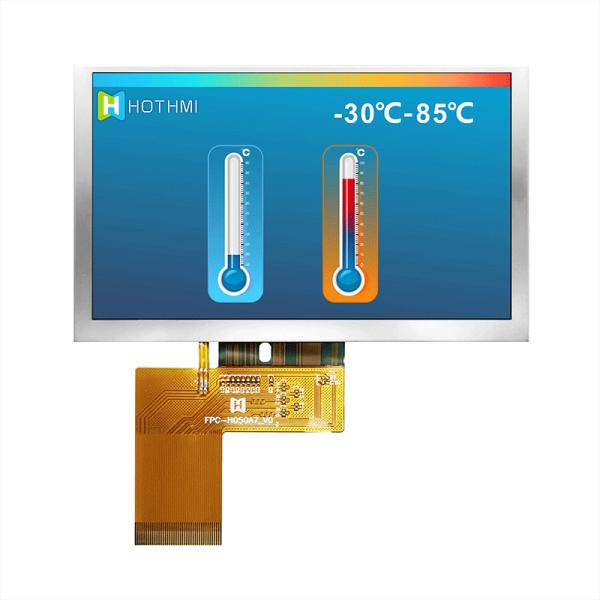 5 Inch High-Brightness TFT LCD | 800x480 IPS Display with ST7262