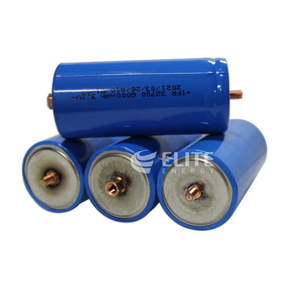 Cylindrical 19.2Wh 3.2V 6Ah 32700 LiFePO4 Battery Cell Deep Cycle