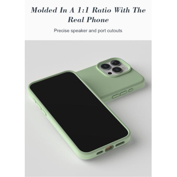 Green / Grey Hard Silicone Phone Case Waterproof Phone Magnetic Case