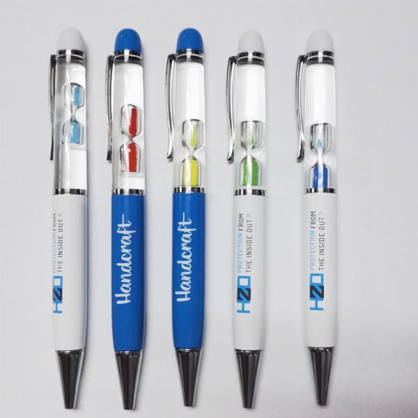 Quality High Quality Professional Custom Logo Promotional 3D Liquid Floating Pen for sale