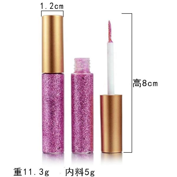Quality 8×1.2cm Cosmetics Glitter Eyeshadow 10 Glitter Color Long Lasting Eyeshadow for sale