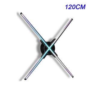 1k 2k Museum Holographic 3D Projection Fan 120CM Remote Control