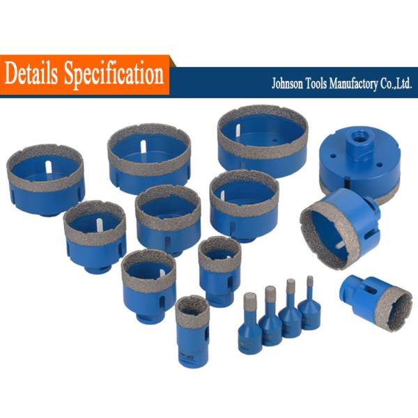 8 10 Mm M14 Vacuum Brazed Diamond Core Drill Bits For Porcelain Tile Granite Masonry
