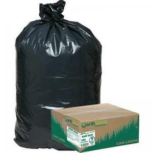 China Black PLA Compostable / Biodegradable Plastic Garbage Bags Heat Sealing Type wholesale