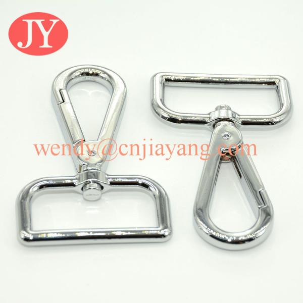 jiayang Fashion metal bag hardware snap hook for handbag accessory, custom hanger hook