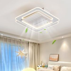 China 115W 550mm Smart LED Fan Lights Rotating Adjustable Brightness wholesale