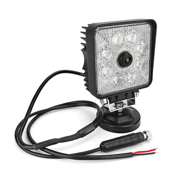 27W LED Work Light IP67 Heavy Duty Work Light 10V - 36V DC With Rear View Camera