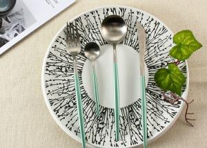 China Electroplated 304 Stainless Steel Flatware Set 4pcs wholesale