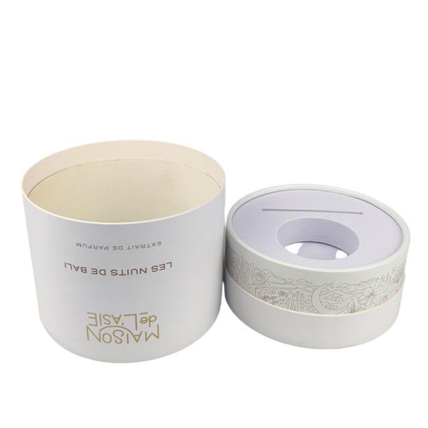 CMYK Gold Foil Stamping Paper Cylinder Packaging Tubes Pantone Flexo FSC For Perfume