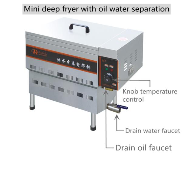 SUS 430 20L Electric Deep Fryer Machine Stainless Steel