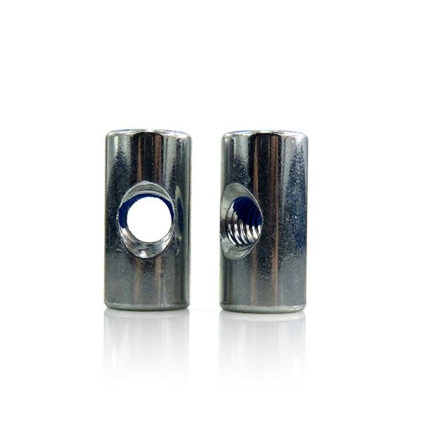 Imperial Measurement System M1-M16 Brass Hex Dowel Barrel Nuts for Furniture Assembly