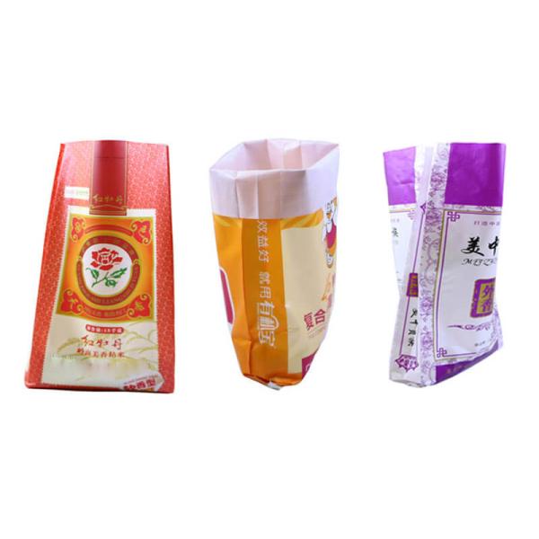 PP Pet Food Packaging Bag Water Resistant Feed Bag Double Stitched