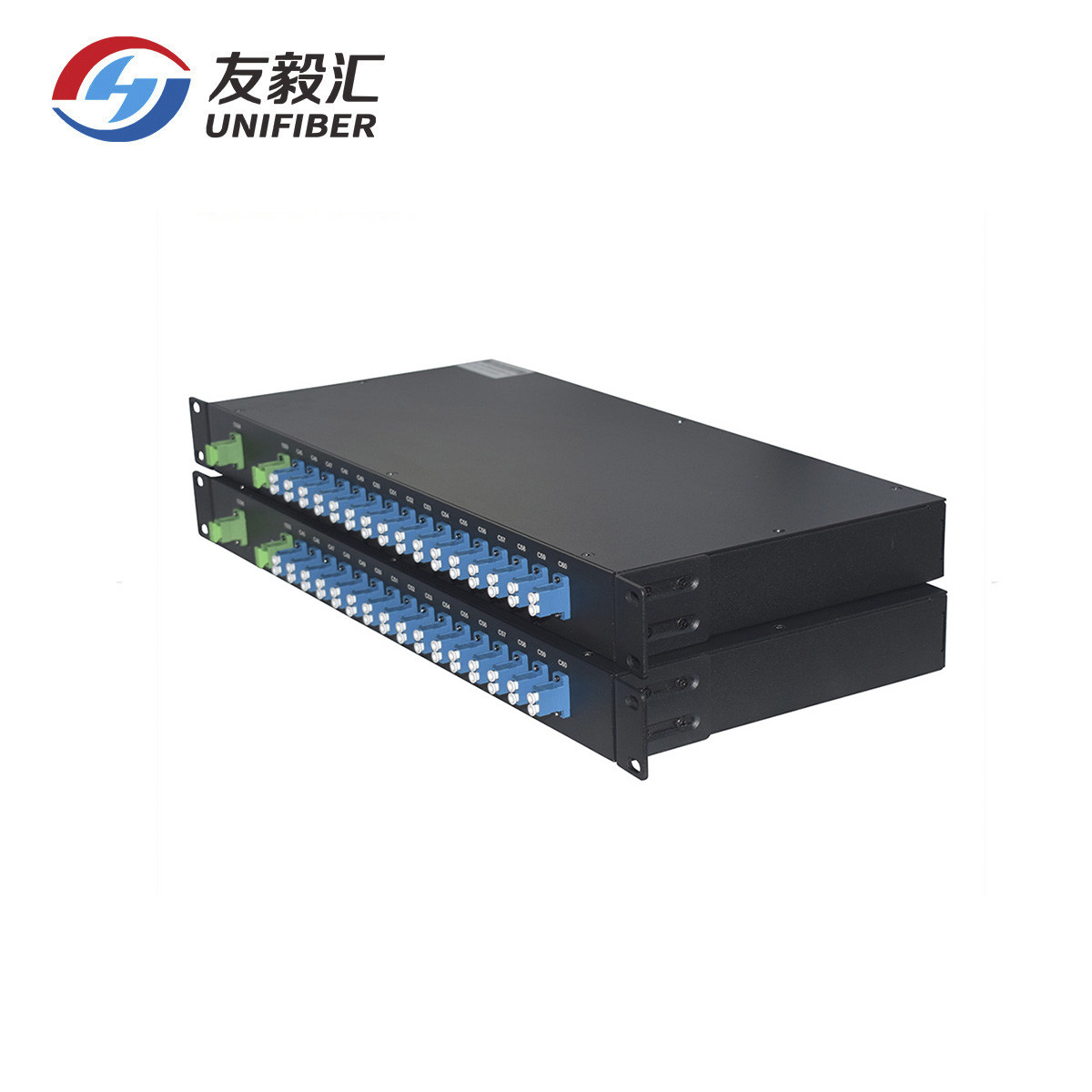 China 100Ghz Dense Wavelength Division Multiplexer Rack Mount DWDM Mux Demux on sale
