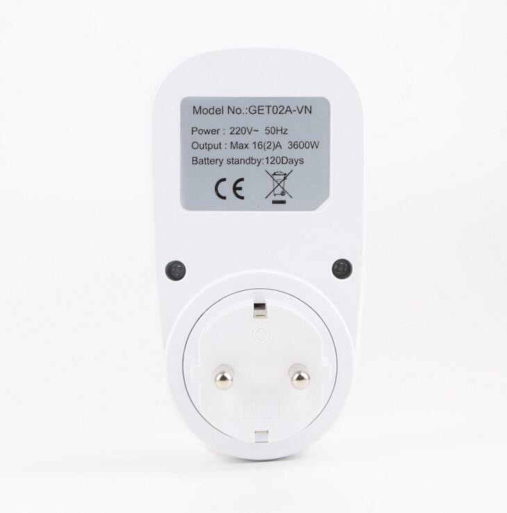 universal EU Plug Digital Display Energy Saving Programmable Electronic Socket