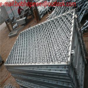 welded together razor barbed wire/welded razor barbed wire mesh / galvanized welded wire rolling mesh/welded razor