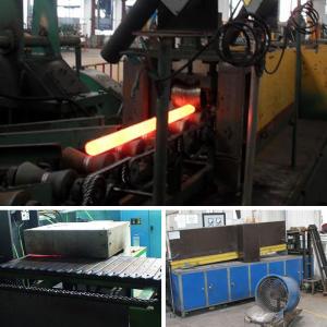 China Medium Frequency Induction Heating Furnace Hot Roll Forging Machine Steel Round Bar wholesale