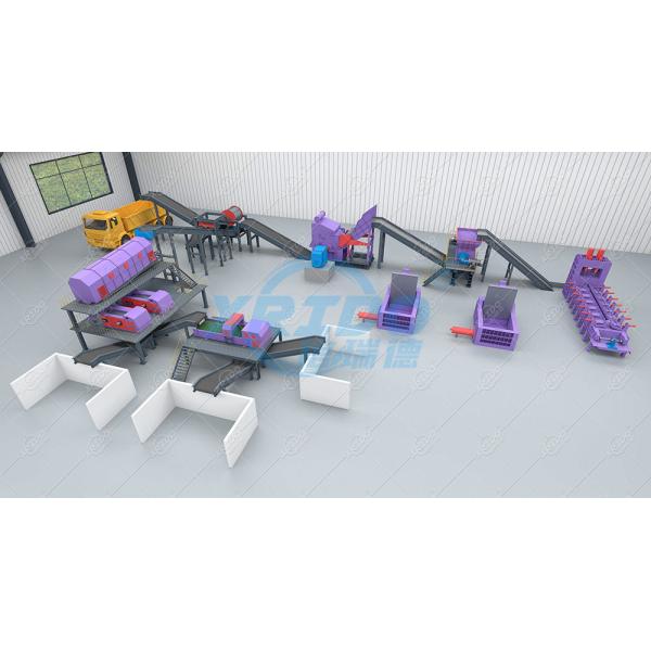 Xrido Car Shell Shredder for Metal Recycling High Efficiency