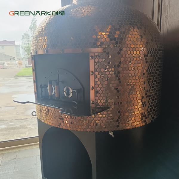 Round Wood Fired Pizza Oven 1500kg with Lava Rock Base