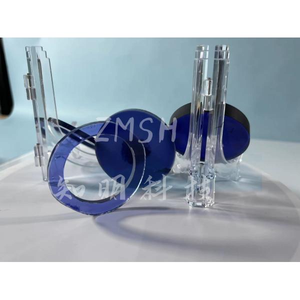 Laser Part Synthetic Blue Sapphire Crystal Ruby Al2O3 Single Crystal For Wristwatch Glass Case