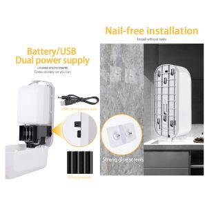 Bathroom Liquid Soap Infrared Wall Mounted Sanitizer Dispenser