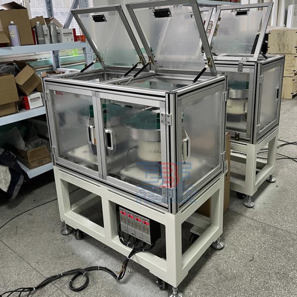 Lower Noise Bowl Feeder Machine Dust Cover Double Feeding Vibratory Parts Feeder