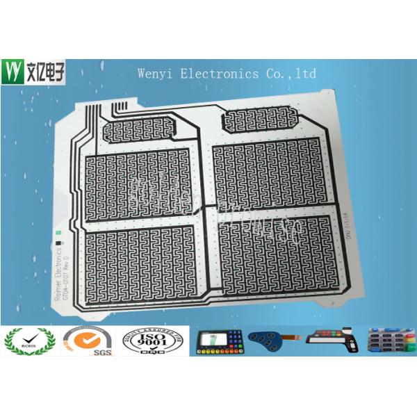 EMI Shield Printed Double Layer PET Flex Circuit Combine with Rigid PCB Board 2.54mm Pitch