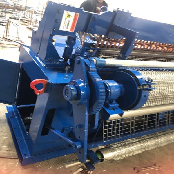 1.5kw Stainless Steel Automatic Welding Machine , Dia 0.45mm Longitude Wire Mesh Welding Machine