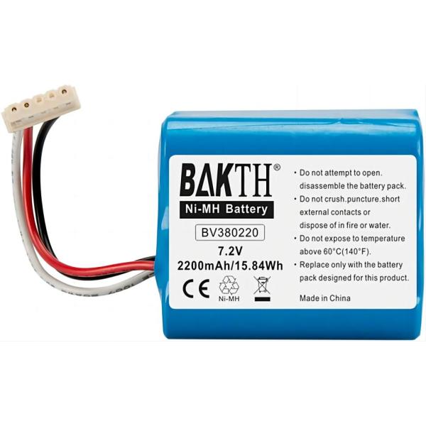 BAKTH 7.2V 2200mAh Nickel Metal Hydride Car Battery Nickel Metal Hydride Battery Cells