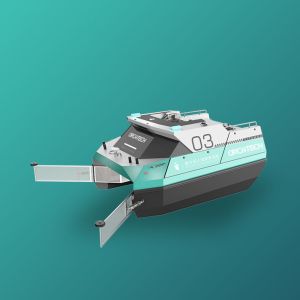 China Integrated Unmanned Survey Weed Removal Boat IP55 100kg Load wholesale