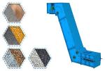 Powder Granular Enclosed Belt Conveyor Large Transmission Capacity Simple