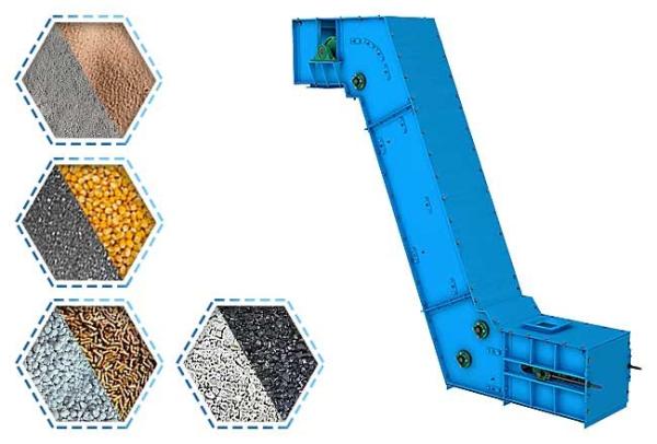 Powder Granular Enclosed Belt Conveyor Large Transmission Capacity Simple