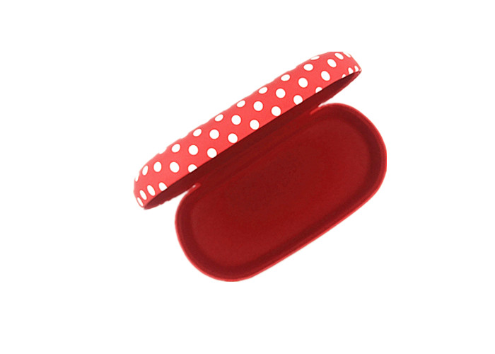 Hard PU Personalised Sunglasses Case With Red Mickey Mouse Pattern